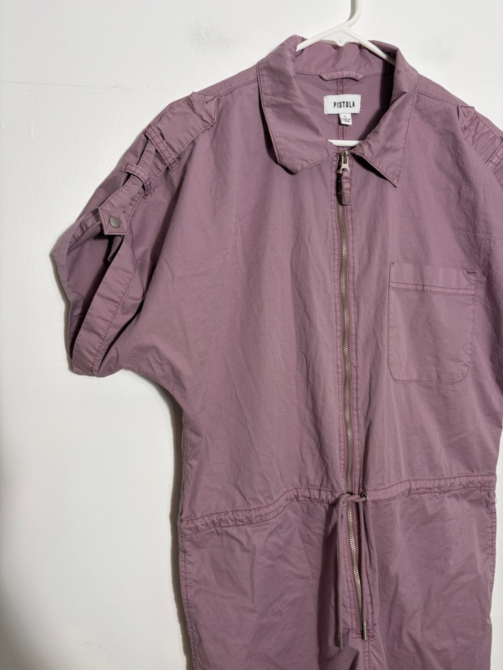 Pistola Mauve One-Piece Jumpsuit with Front Zip - Large - Picture 3 of 8